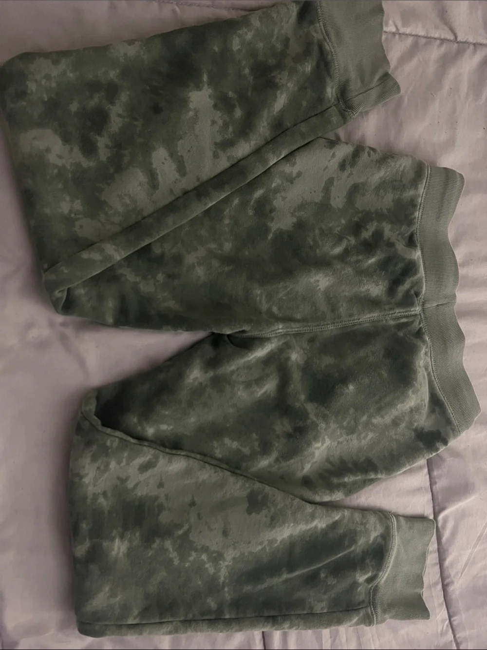 GAP Olive Green Tie-Dye Jogger Sweatpants